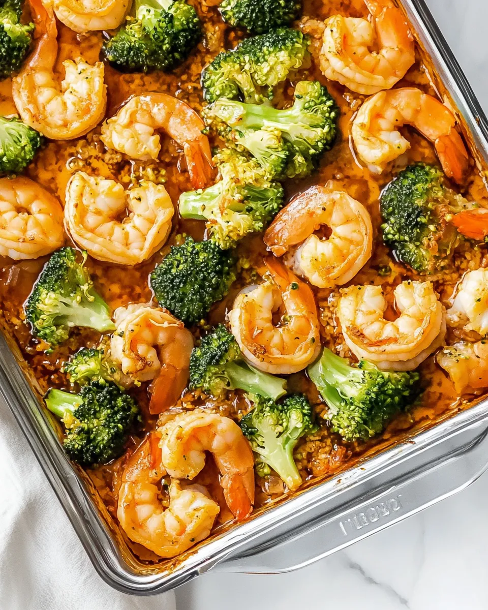 Homemade Shrimp and Broccoli Sheet Pan Dinner recipe photo