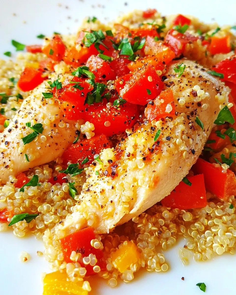 Easy Skillet Chicken & Quinoa Supper recipe photo