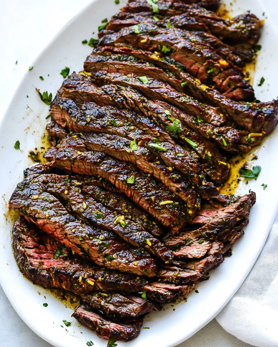 Delicious Skirt Steak Marinade plate image