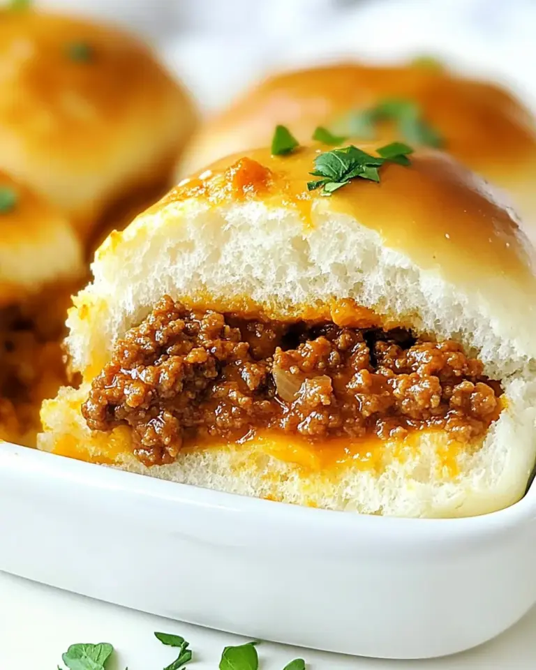 Homemade Sloppy Joe Sliders recipe photo