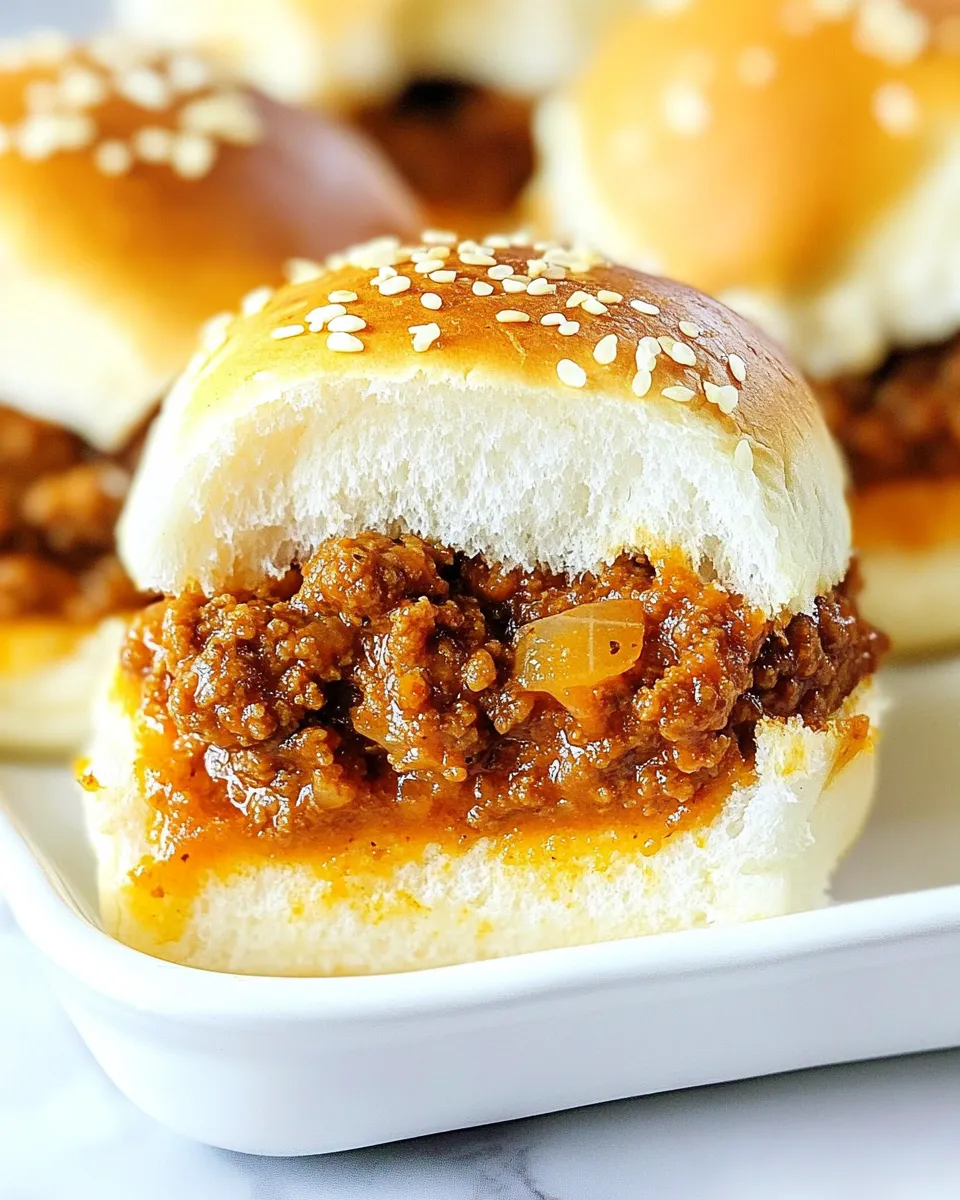 Classic Sloppy Joe Sliders dish photo