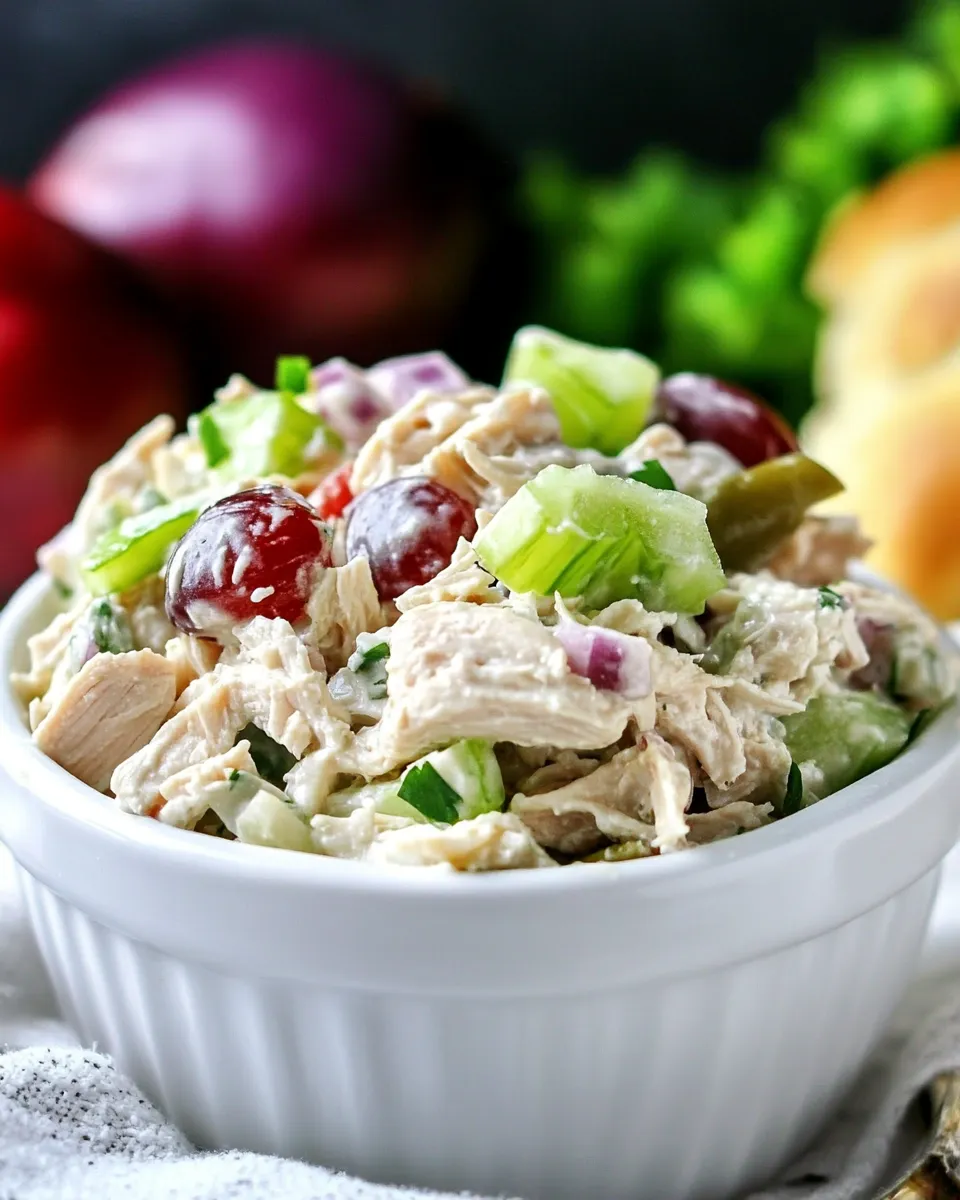 Easy Slow Cooker Chicken Salad Recipe recipe photo