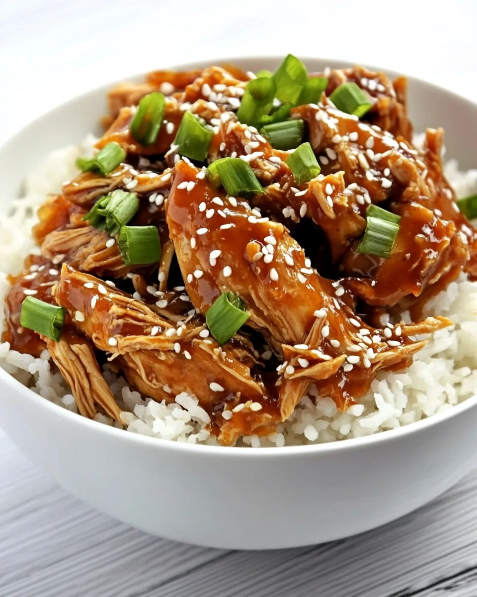 Easy Slow Cooker Hawaiian Sticky Chicken recipe photo