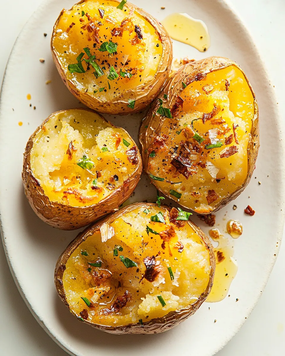Classic Smashed Red Potatoes Recipe image