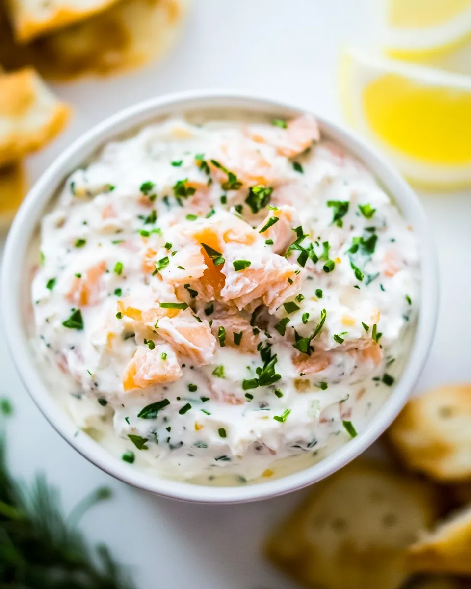 Classic Smoked Salmon Dip Recipe image