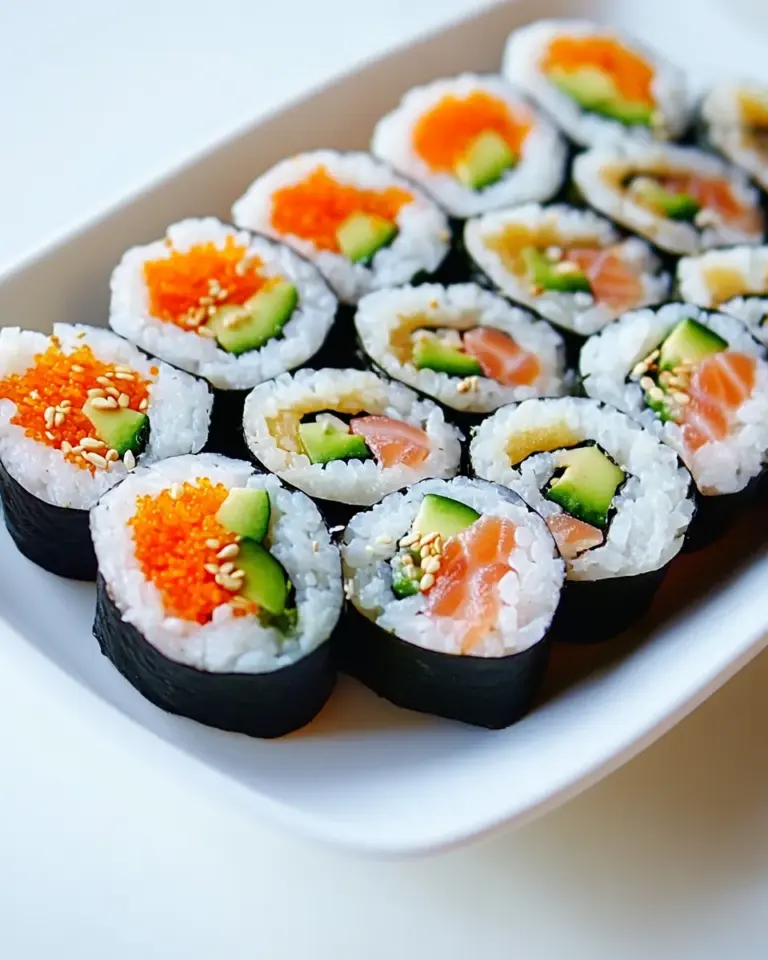 Homemade Smoked Salmon Kimbap recipe photo