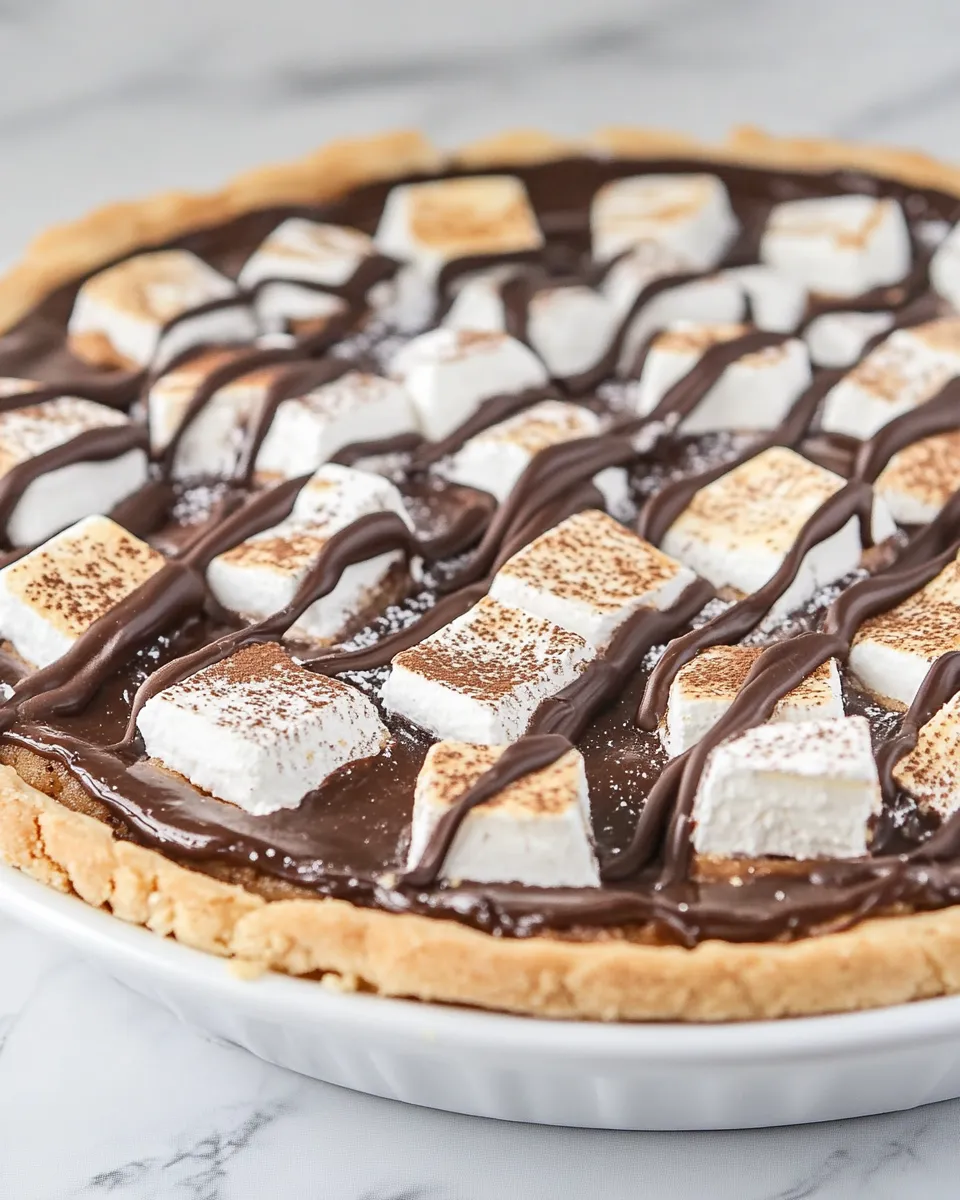 Classic Smores Sugar Cookie Pie recipe image