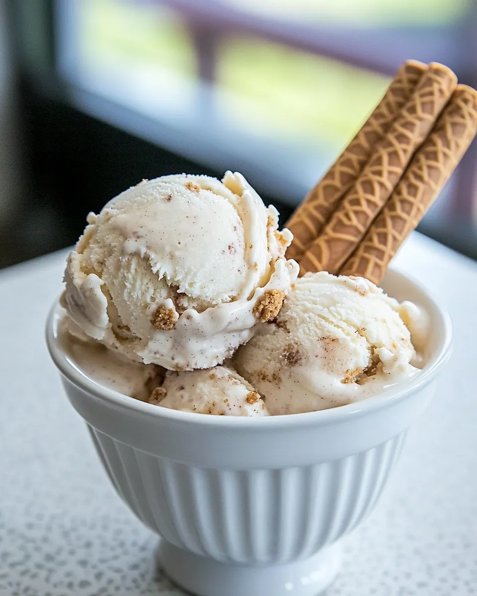 Classic Snickerdoodle Cheesecake Ice Cream image