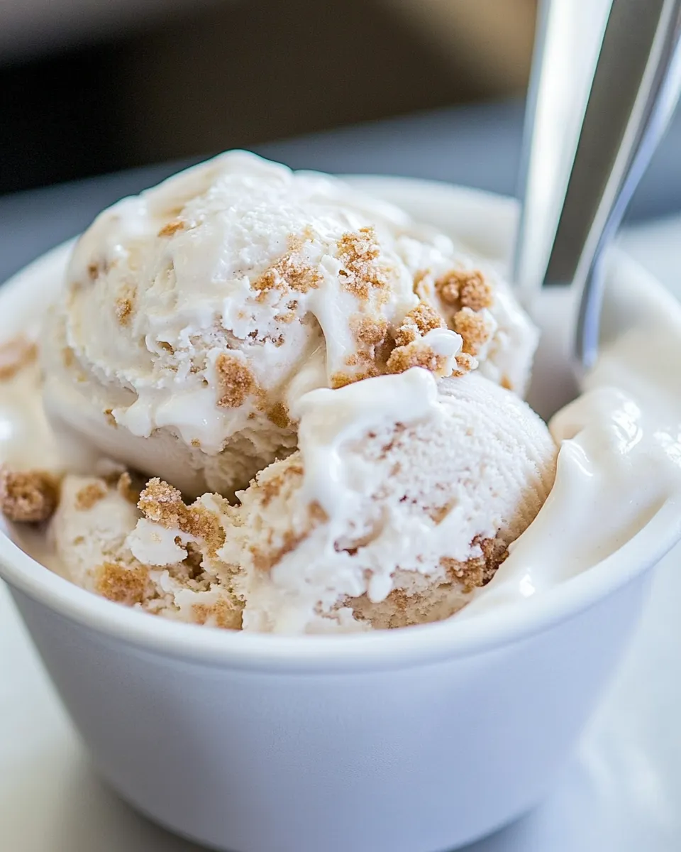Easy Snickerdoodle Cheesecake Ice Cream recipe photo