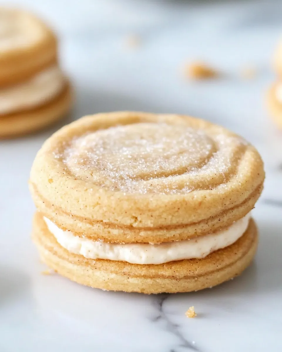 Homemade Snickerdoodle Sandwich Cookies photo