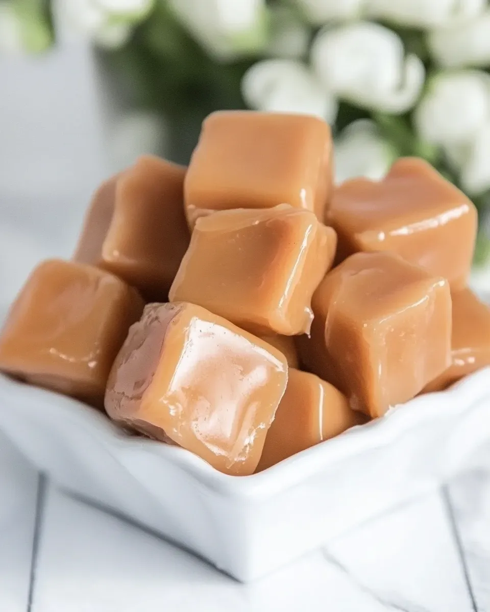 Homemade Soft Chewy Cream Caramels photo
