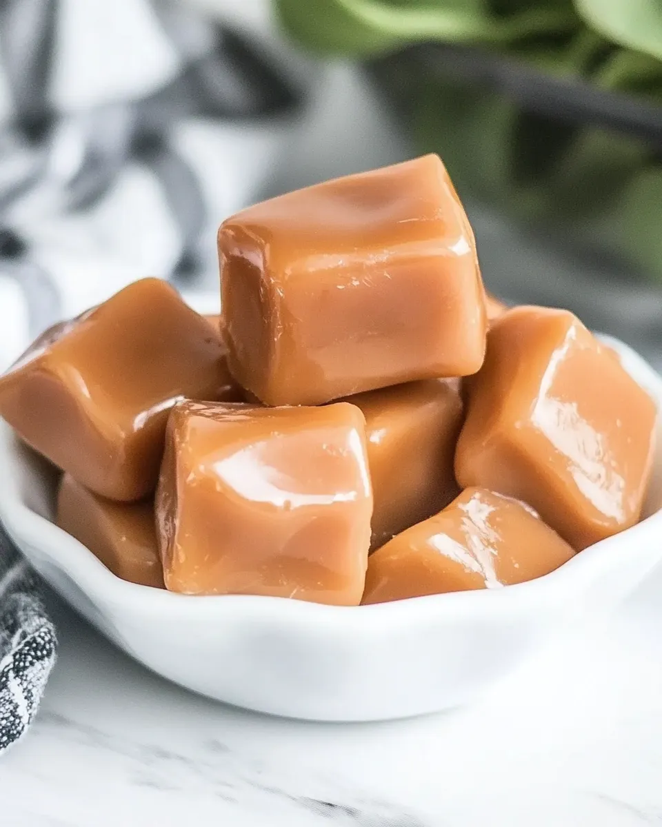 Easy Soft Chewy Cream Caramels dish photo