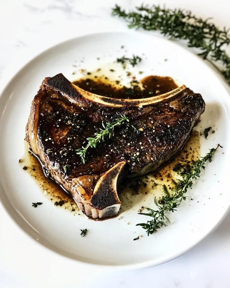 Delicious Sous Vide Ribeye Steak From Frozen or Fresh plate image