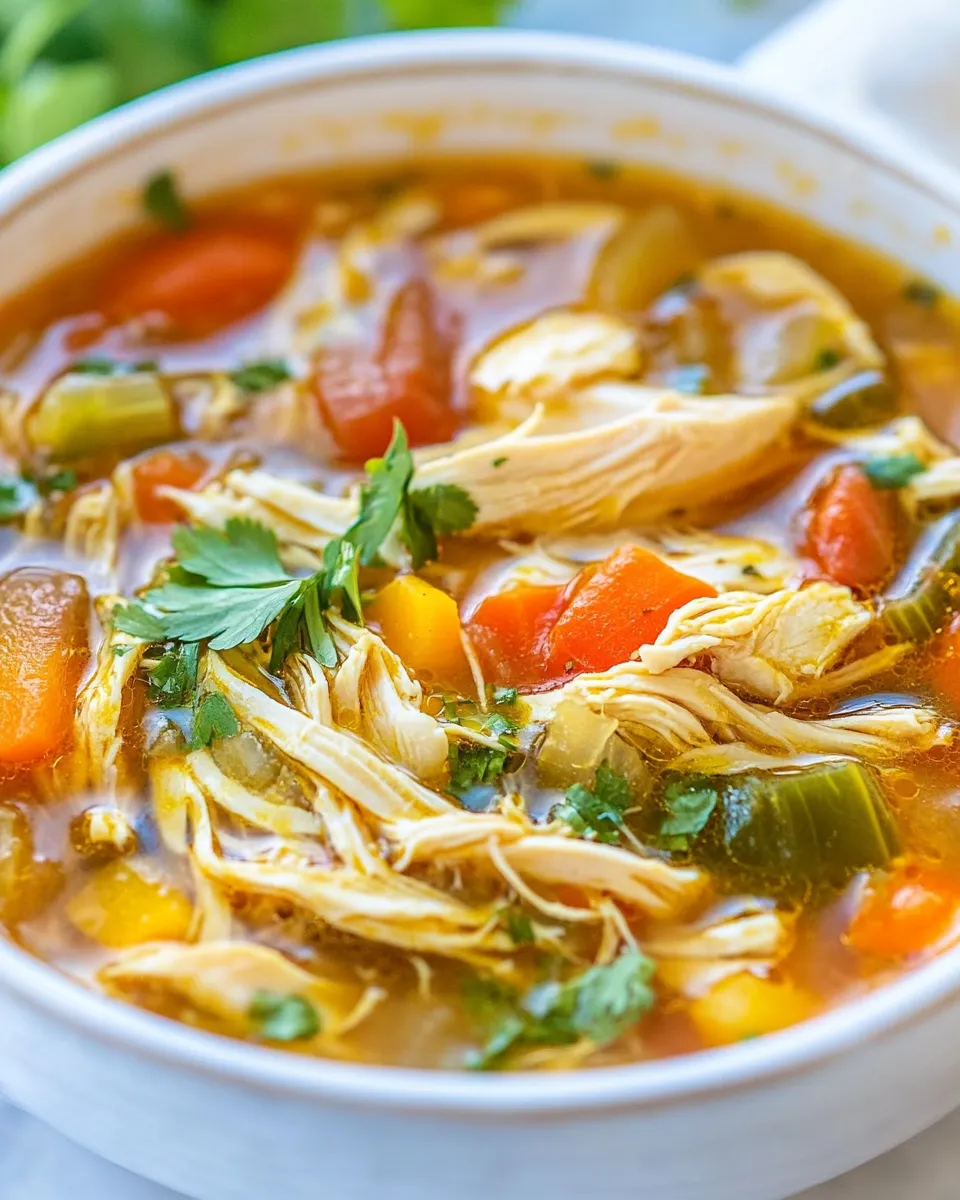 Homemade Southwest Chicken Soup (Detox) image