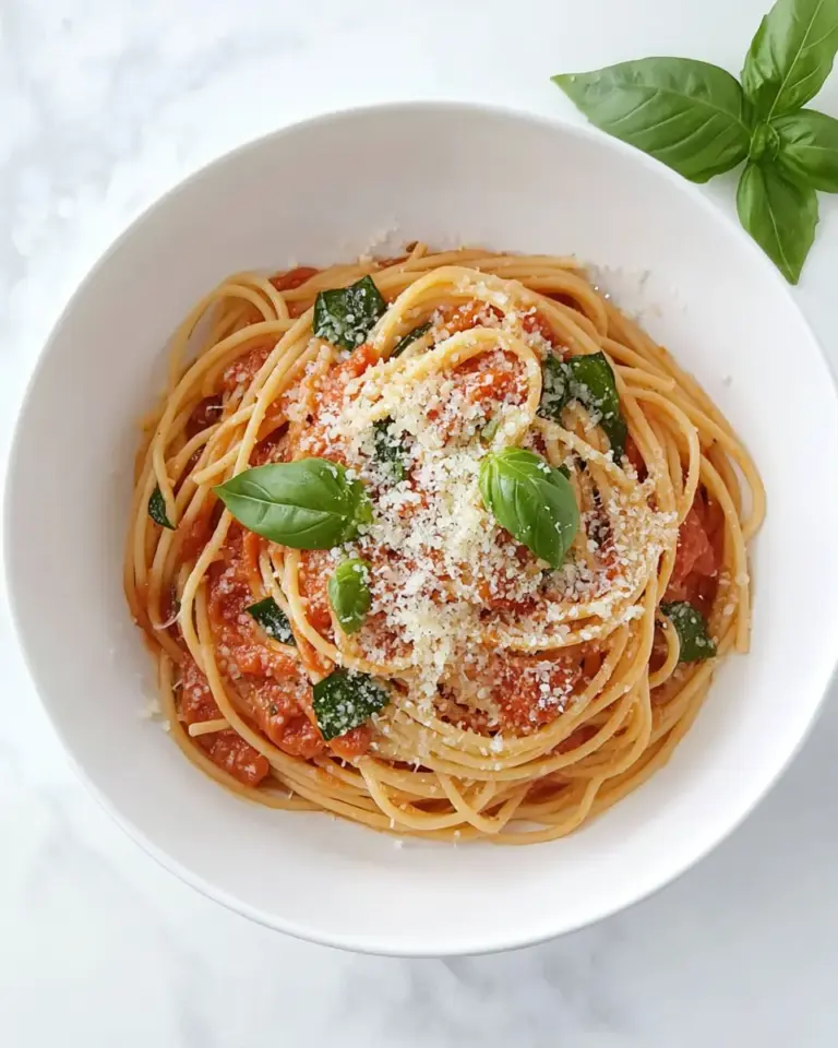 Homemade Spaghetti Pomodoro photo