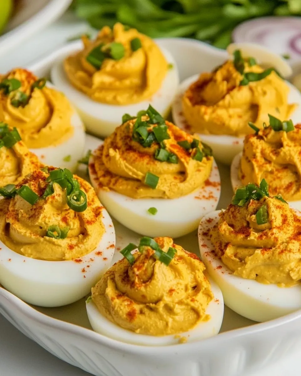 Classic Spicy Deviled Eggs (with Chipotle and Lime) dish photo