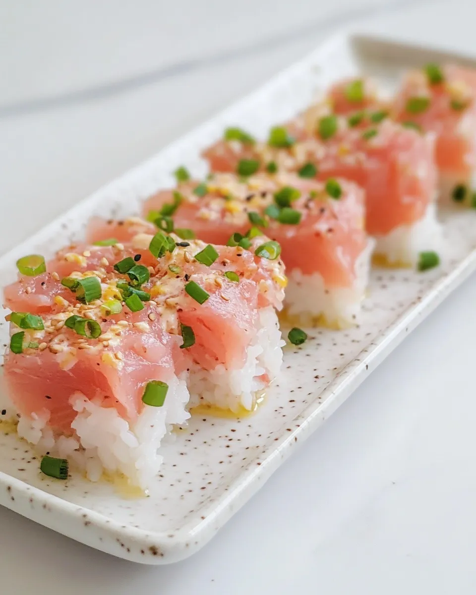 Delicious Spicy Tuna plate image