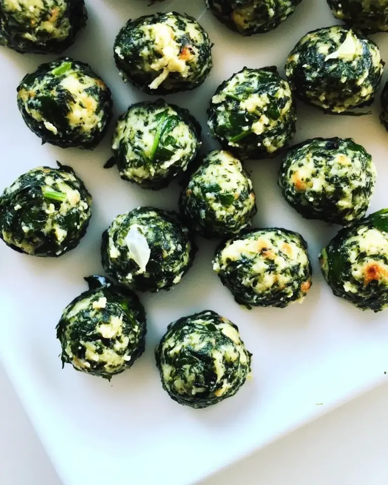 Homemade Spinach Balls recipe photo
