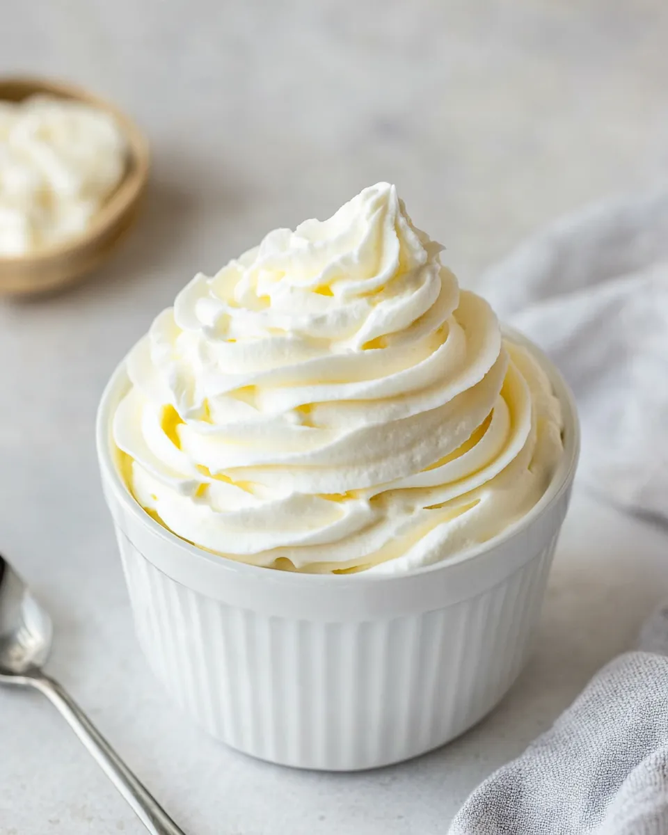 Delicious Stabilized Whipped Cream picture