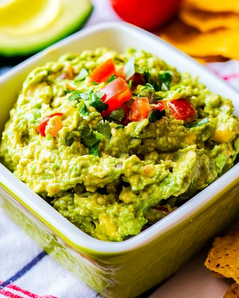 Easy Stay Green Prepare Ahead Guacamole dish photo