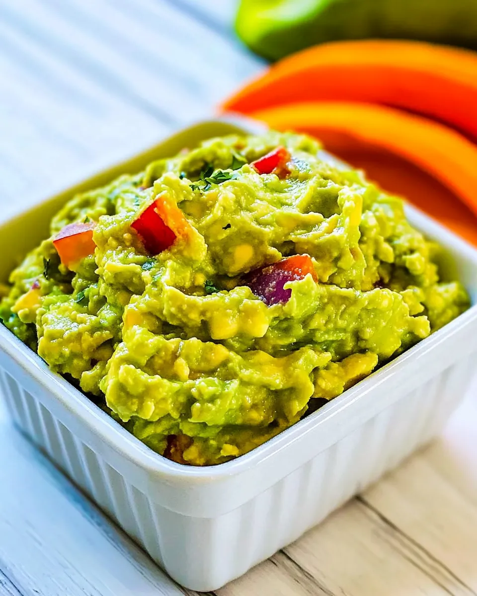 Delicious Stay Green Prepare Ahead Guacamole shot