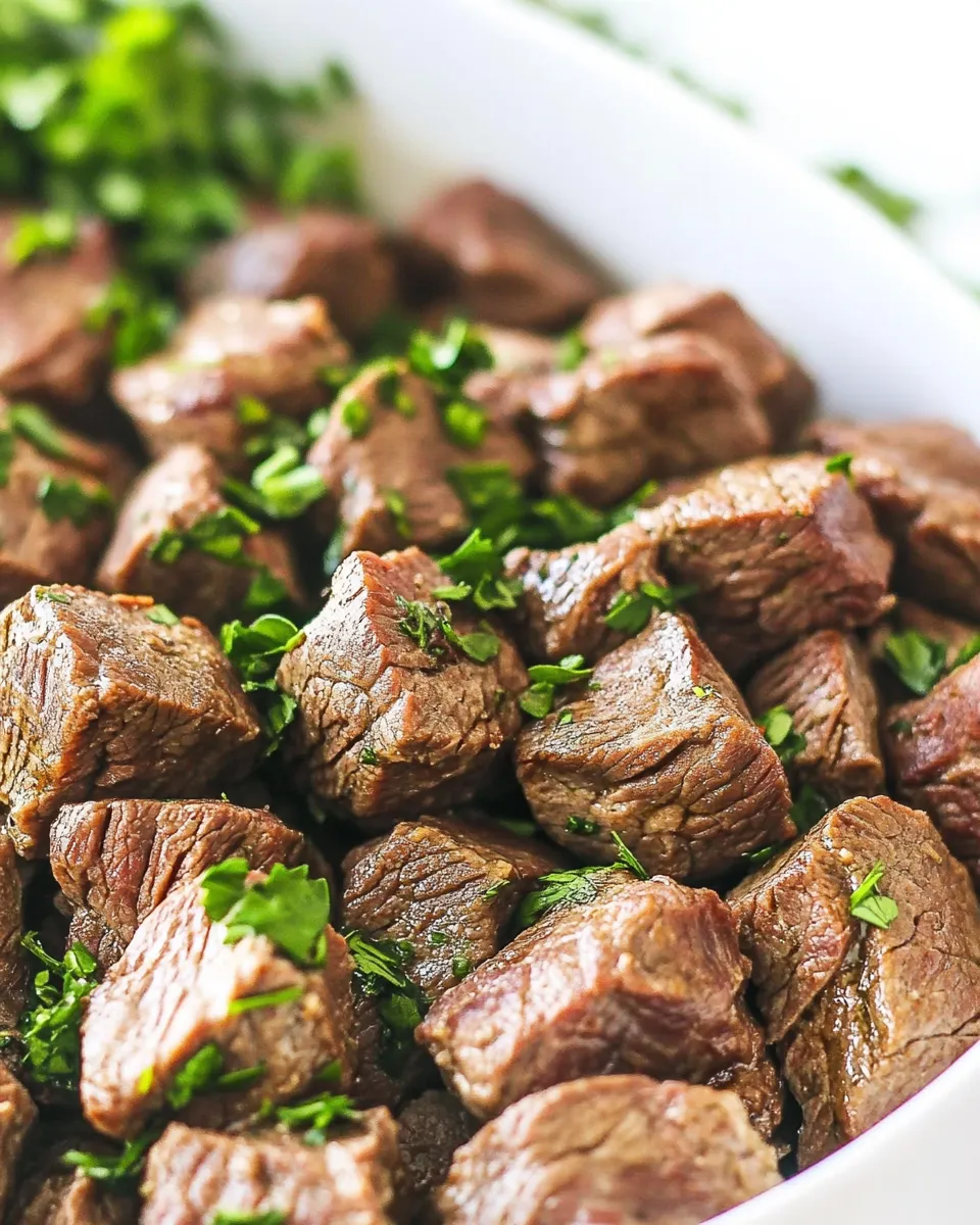 Delicious Steak Bites dish photo