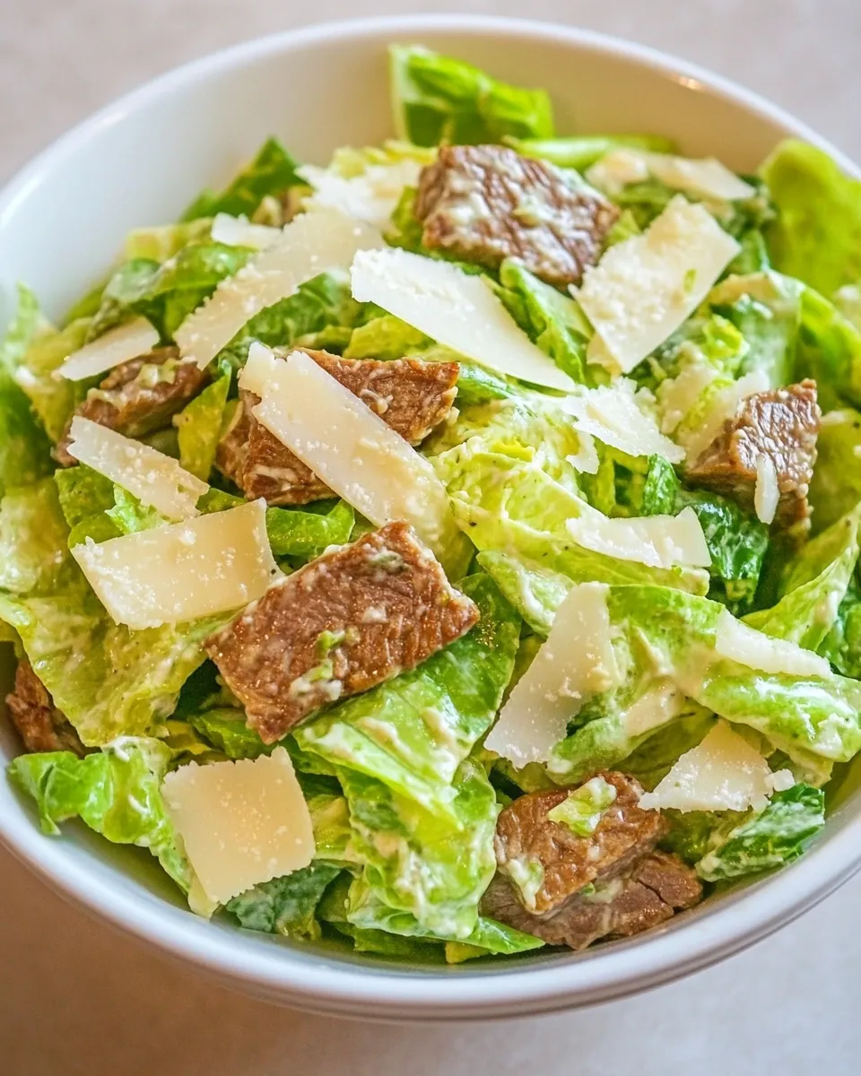 Homemade Steakhouse Salad (Romaine Hearts Salad) recipe photo