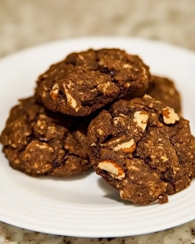 Homemade Sugar-Free Chocolate Pecan Cookies photo