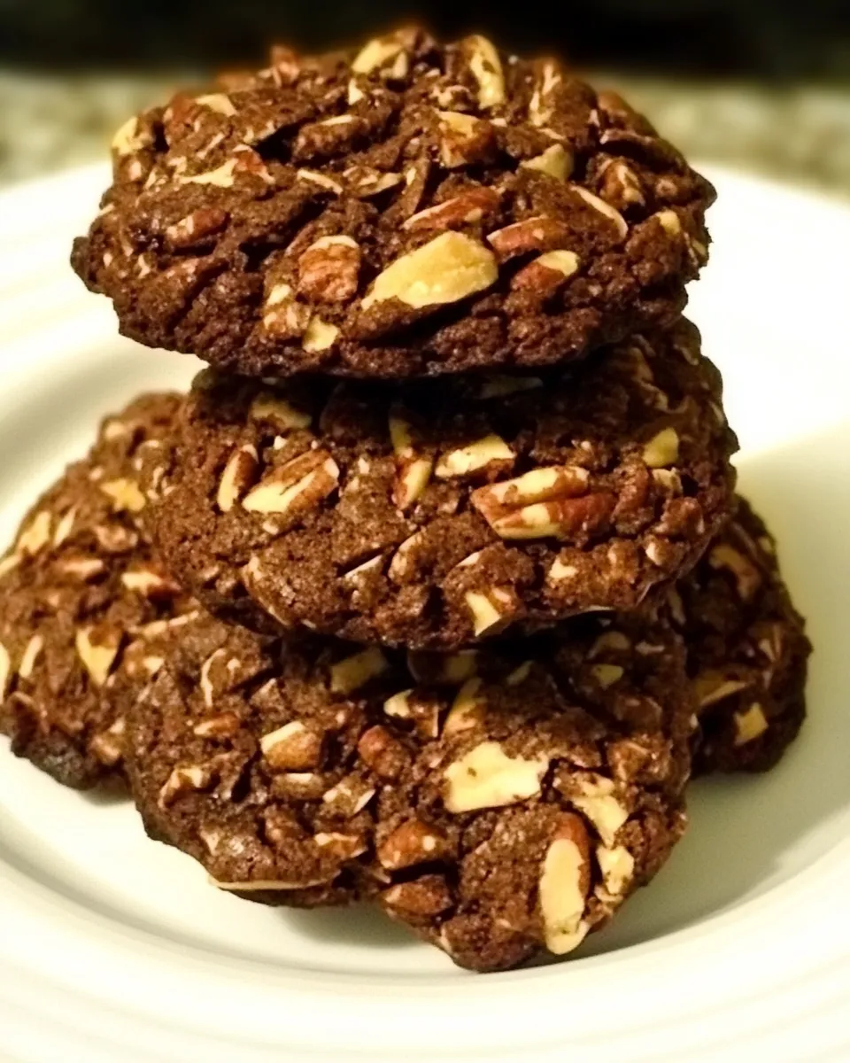 Classic Sugar-Free Chocolate Pecan Cookies image