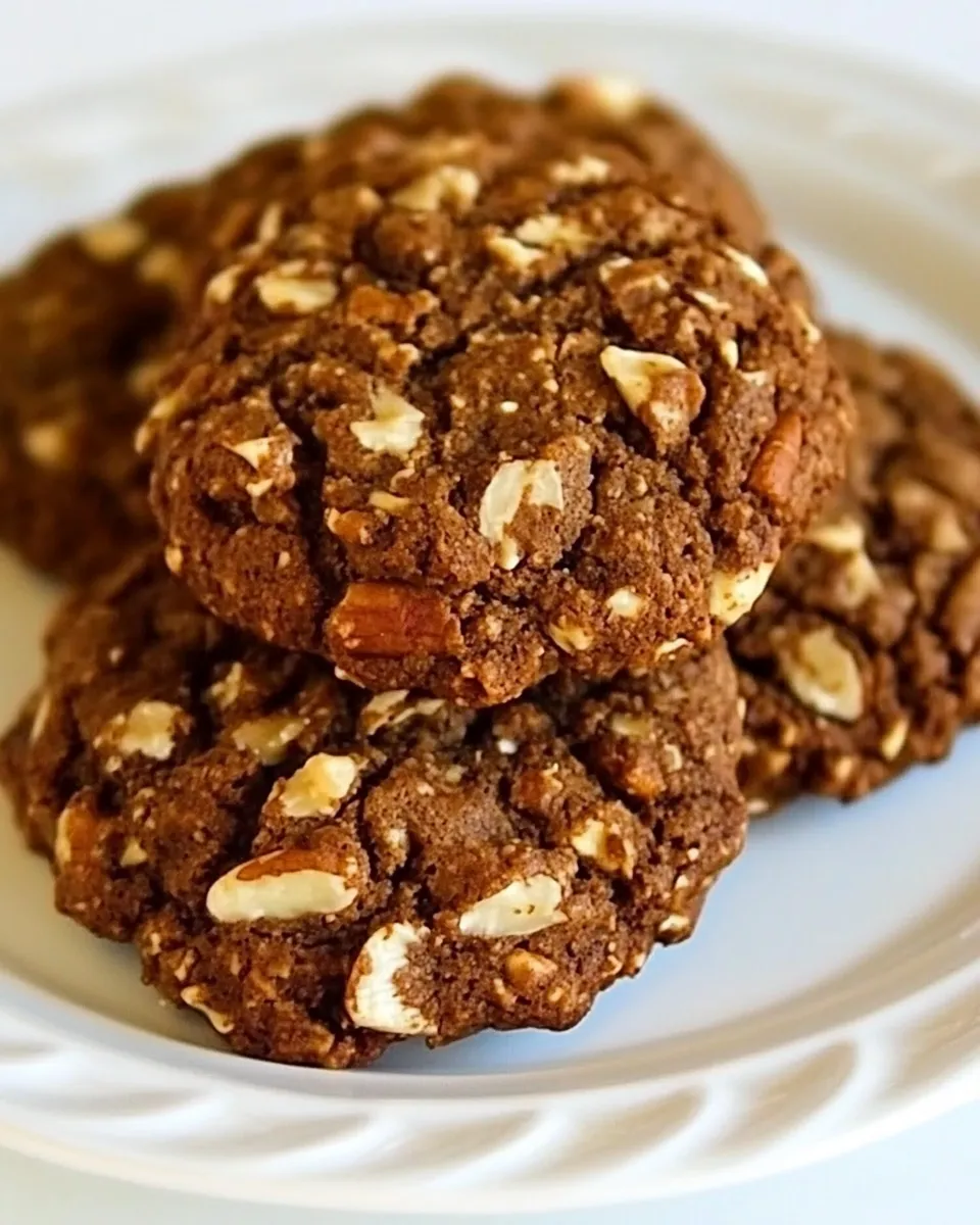 Delicious Sugar-Free Chocolate Pecan Cookies dish photo