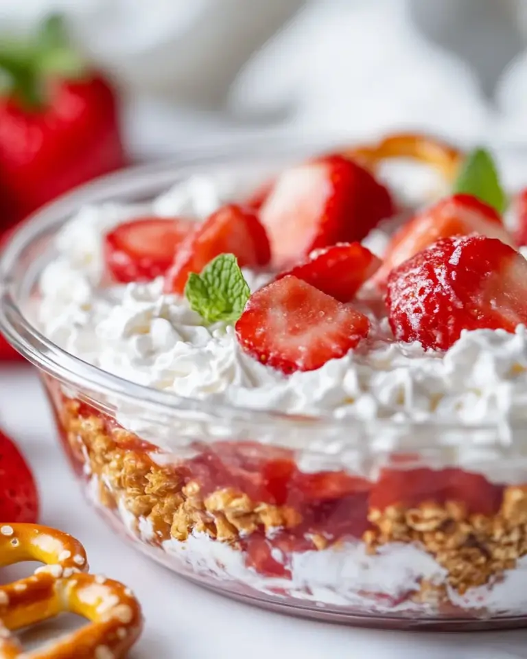 Homemade Sugar Free Pretzel Salad photo