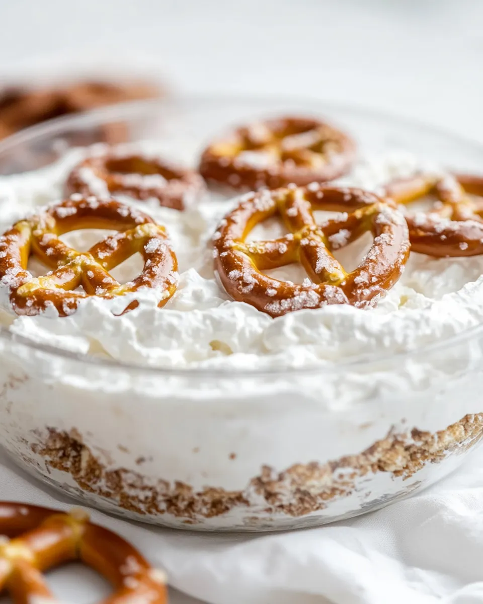 Easy Sugar Free Pretzel Salad recipe image
