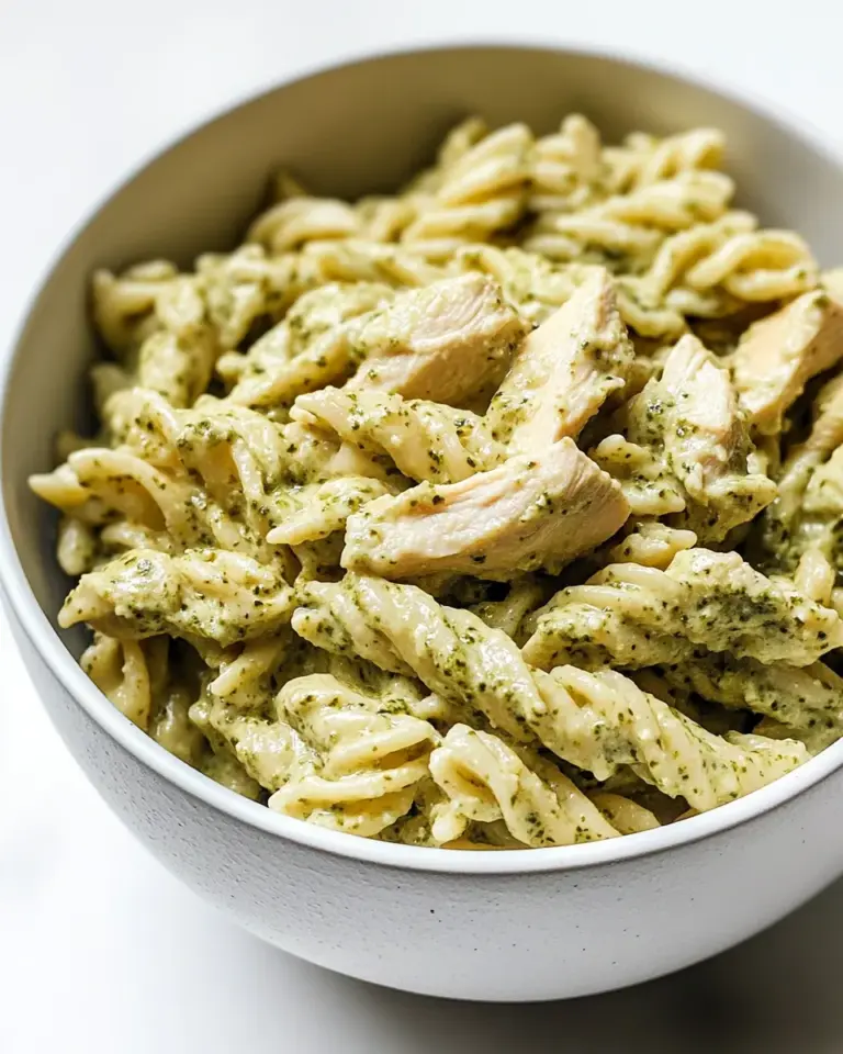 Homemade Super Easy Chicken Pesto Pasta photo