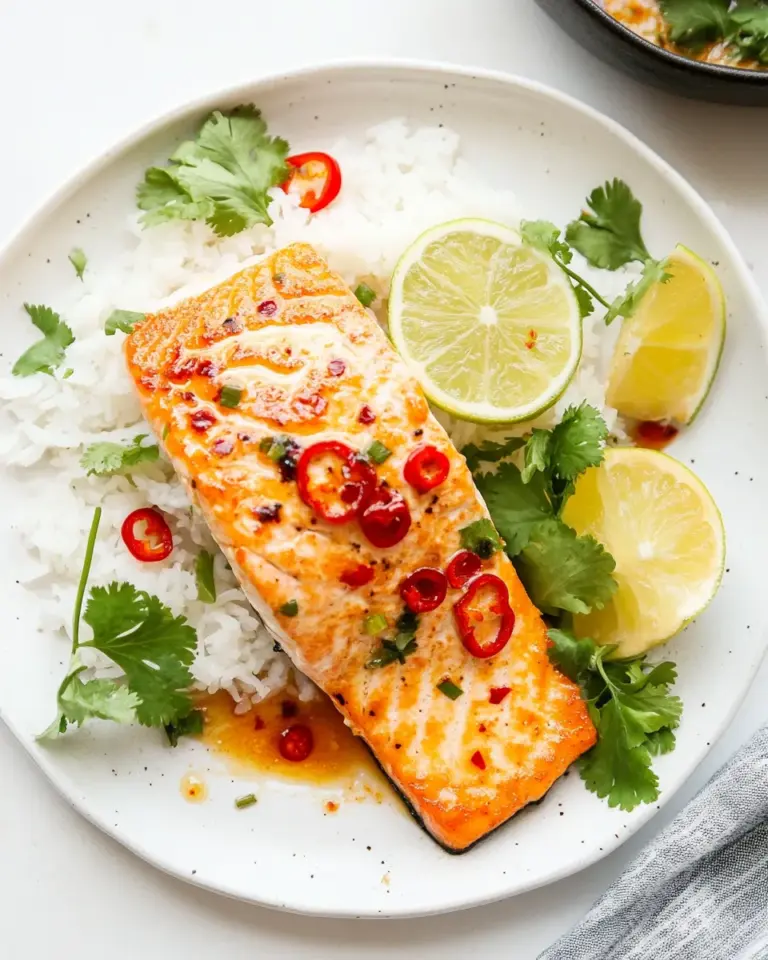 Homemade Sweet Chili Salmon photo