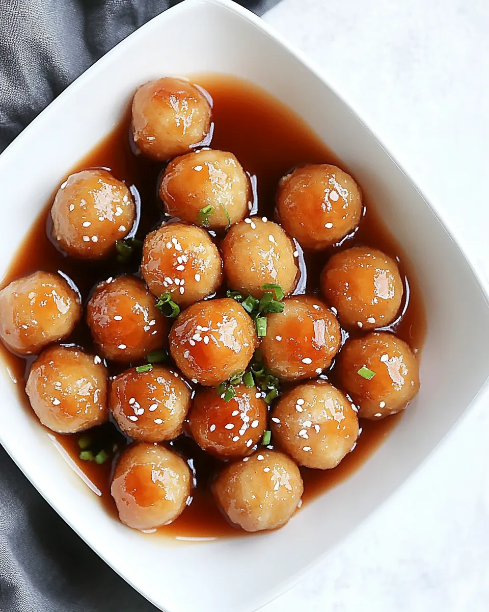 Delicious Sweet and Sour Fish Balls dish photo