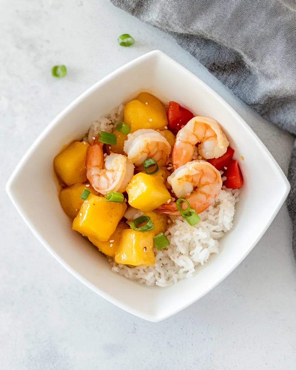 Delicious Sweet and Sour Shrimp Recipe recipe image