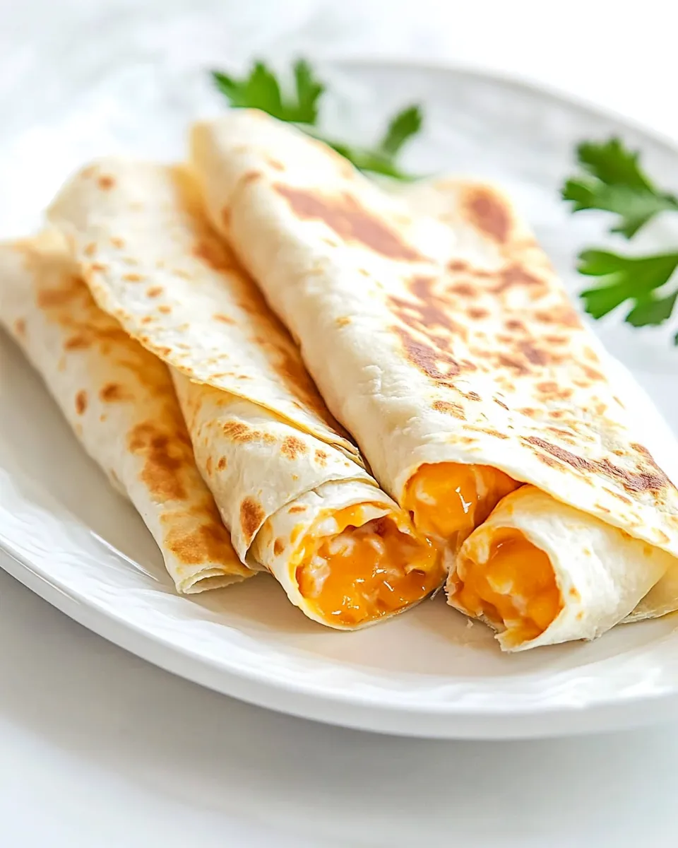 Classic Taco Bell Cheesy Roll Up Recipe (Easy 3-Cheese Copycat) dish photo