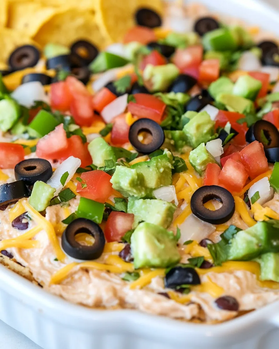 Classic Taco Dip Recipe image