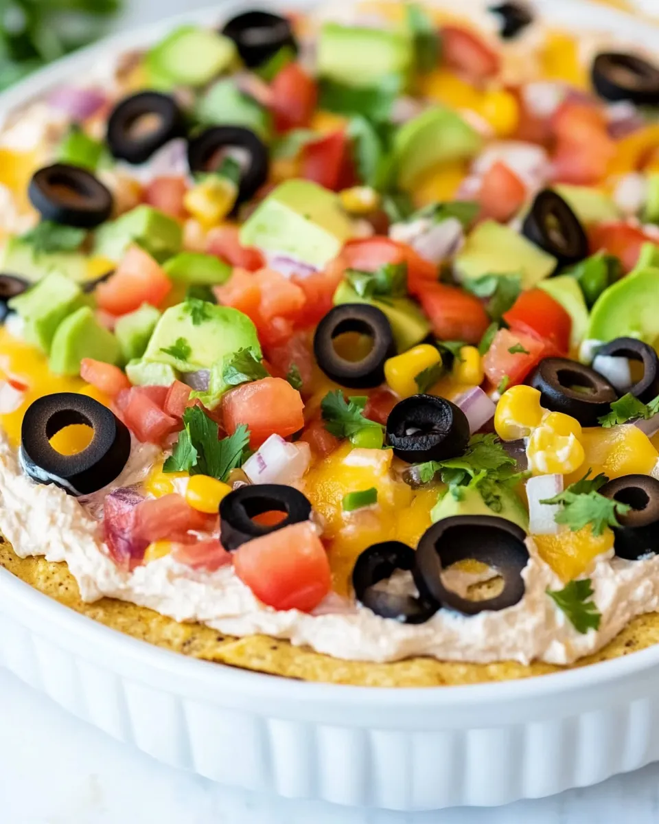 Easy Taco Dip Recipe recipe image