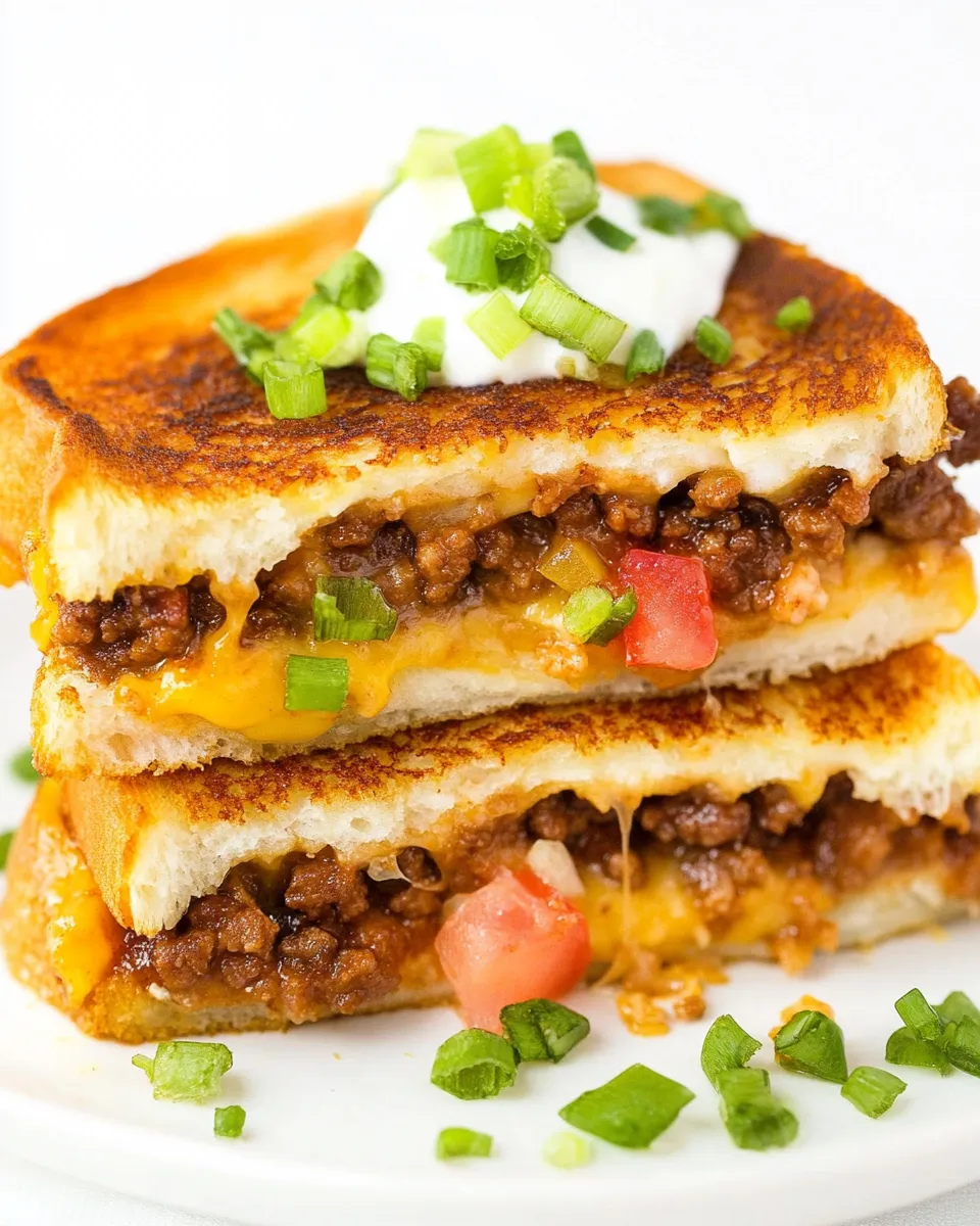 Homemade Taco Grilled Cheese photo