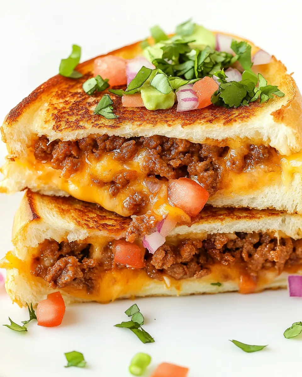 Easy Taco Grilled Cheese recipe photo