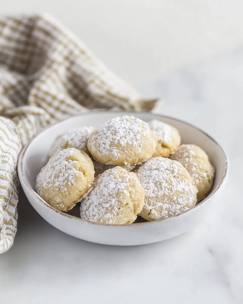 Delicious Tea Cookies food shot