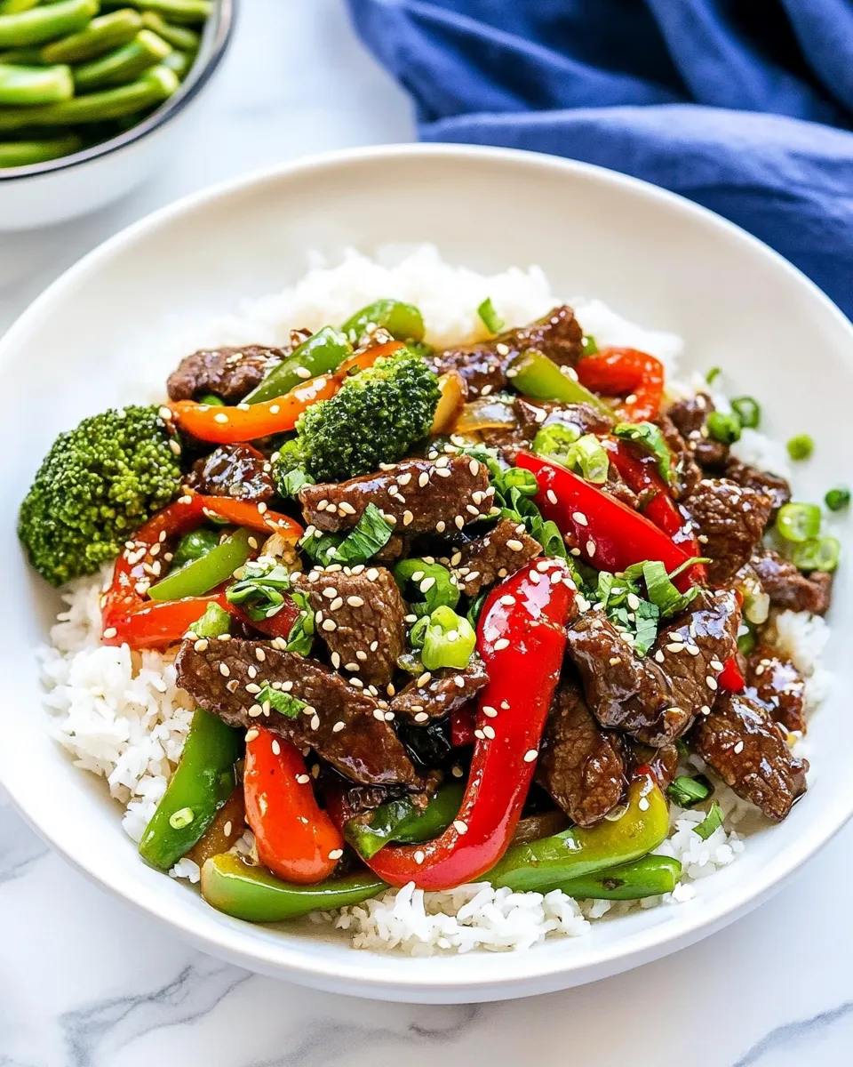 Homemade Teriyaki Beef Stir Fry photo