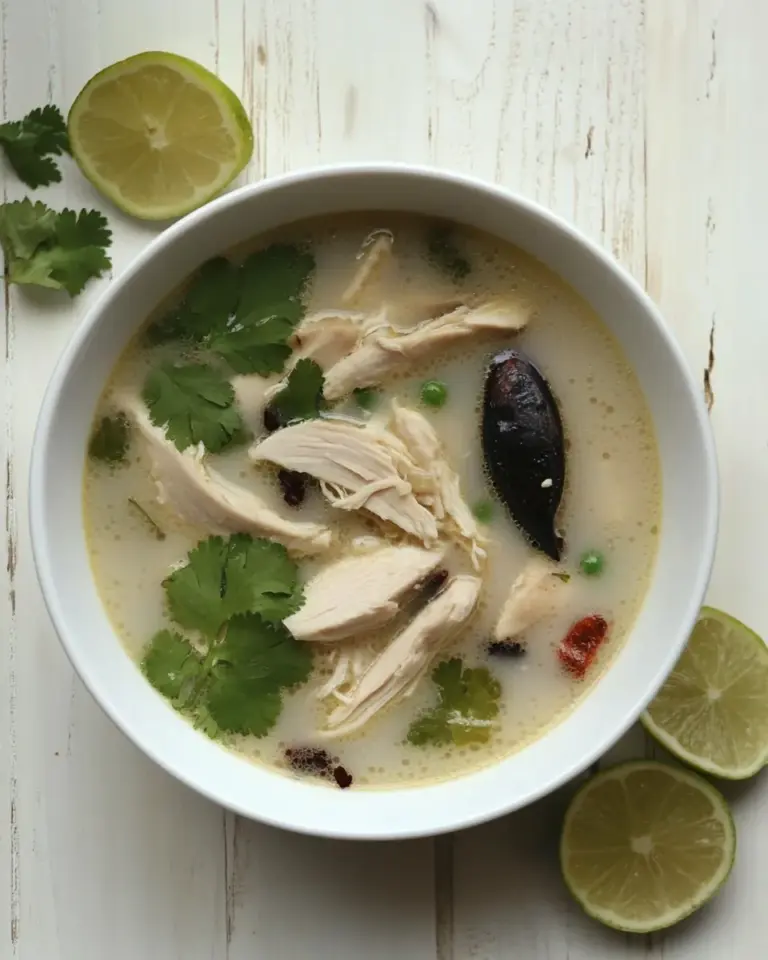 Homemade Thai Coconut Chicken Soup recipe photo