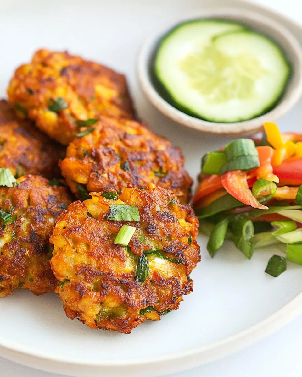Easy Thai Fish Cake food shot