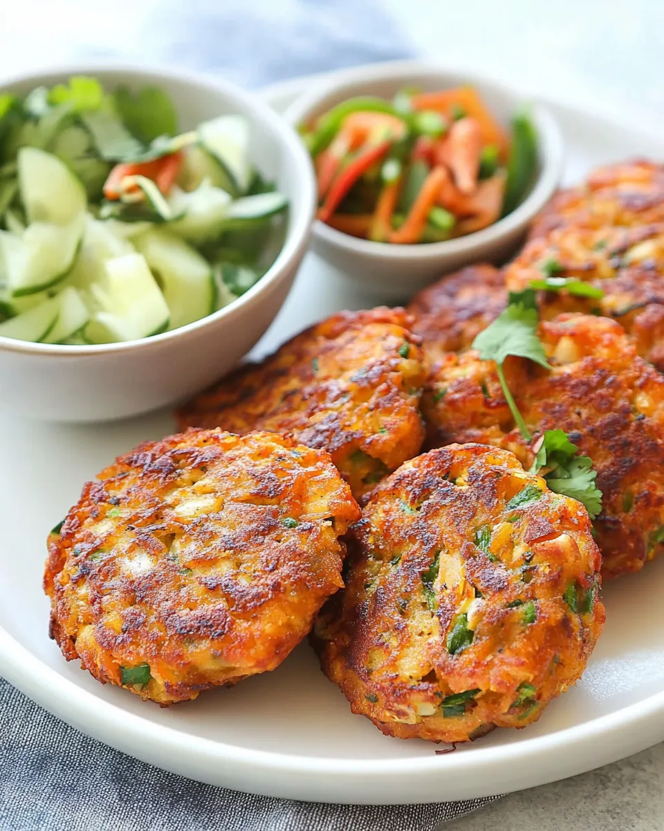 Delicious Thai Fish Cake plate image