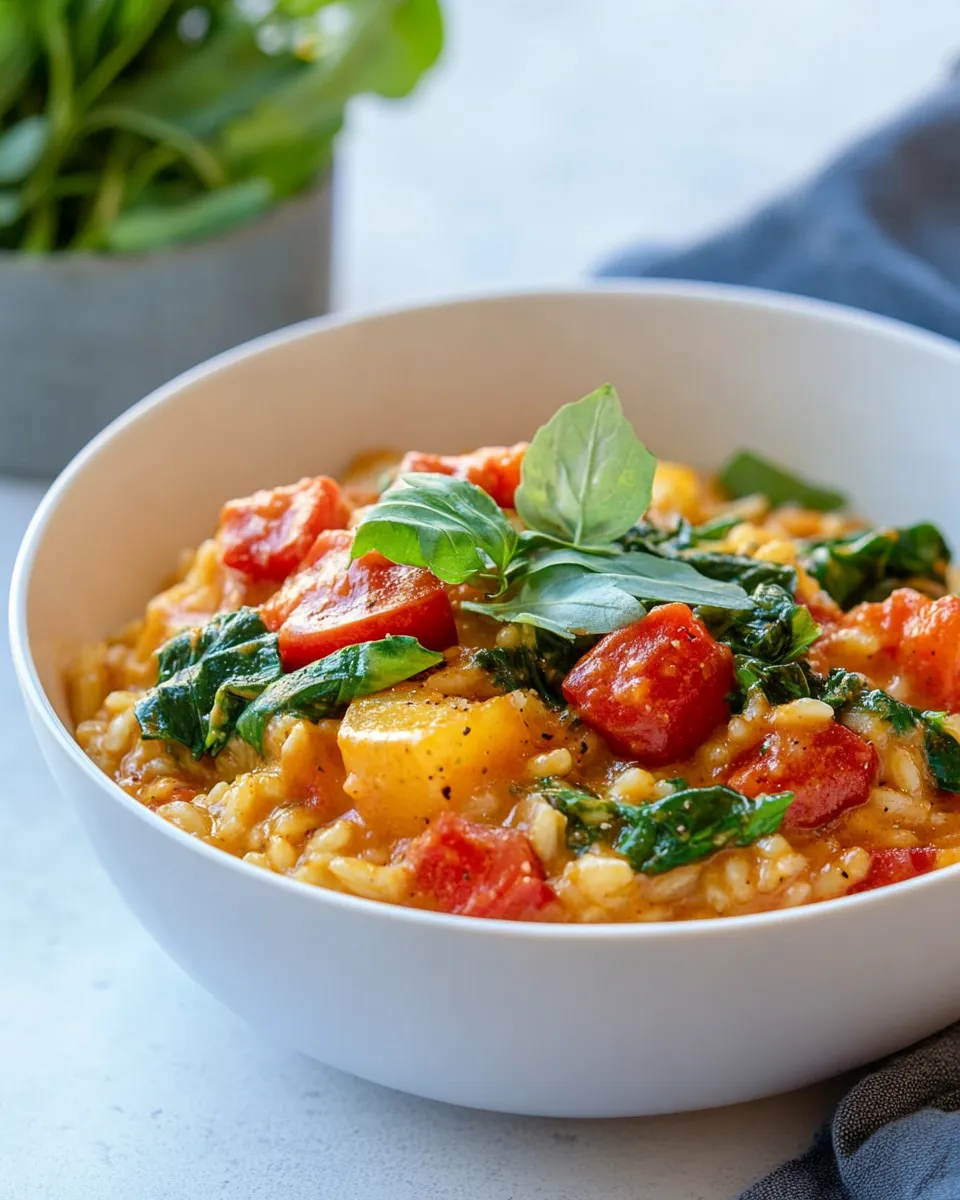 Homemade Thai Red Curry Risotto recipe photo