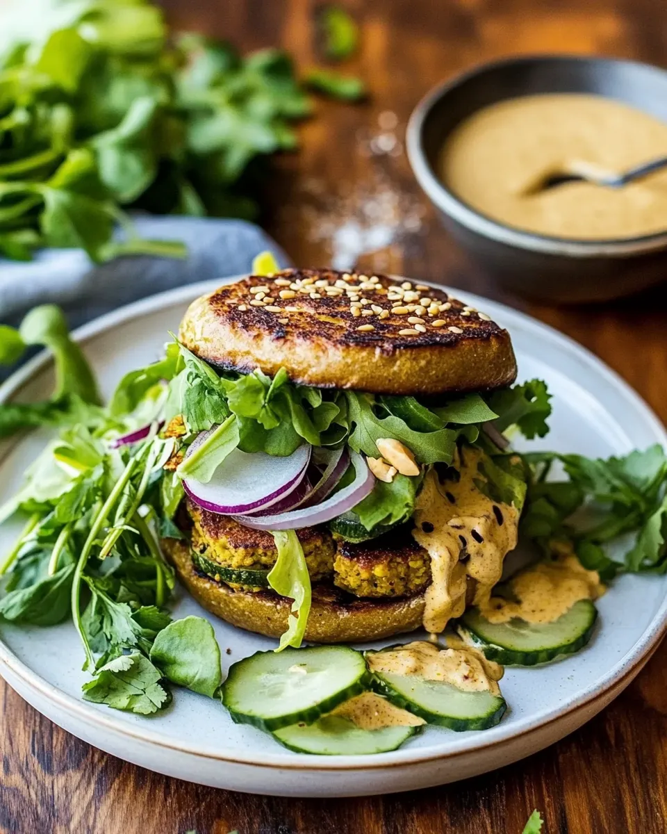 Easy Thai Veggie Burger Recipe With Curry recipe photo