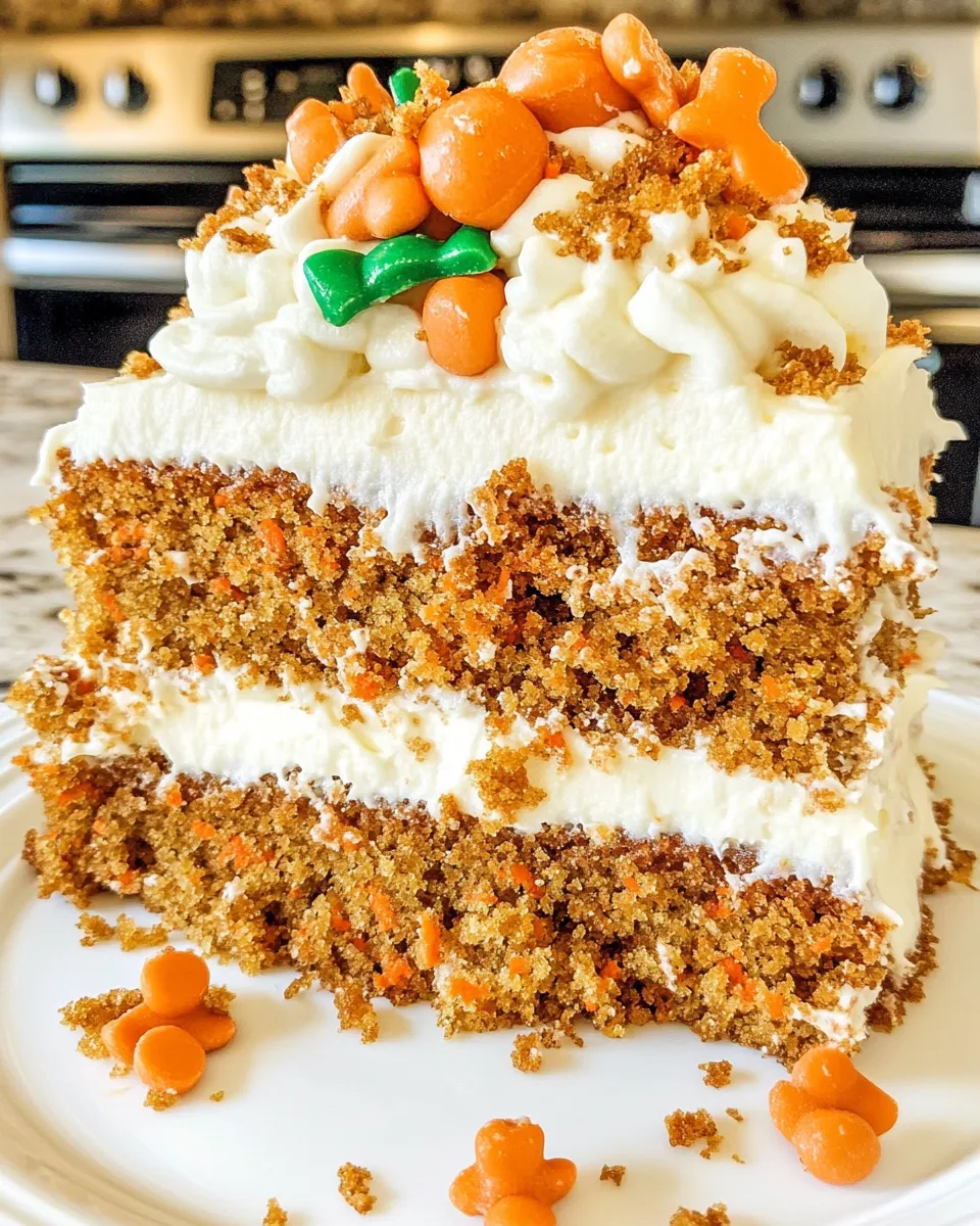 Easy The BEST Carrot Cake (Made with Baby Food) food shot