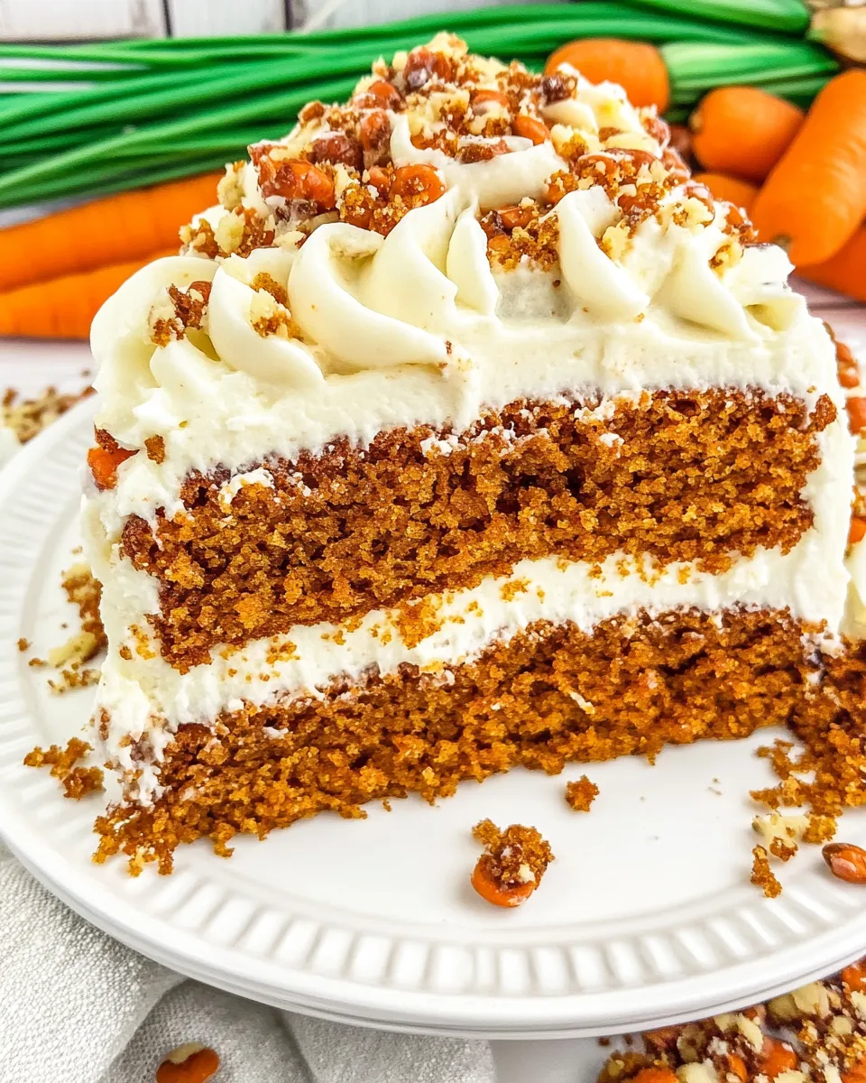 Delicious The BEST Carrot Cake (Made with Baby Food) plate image